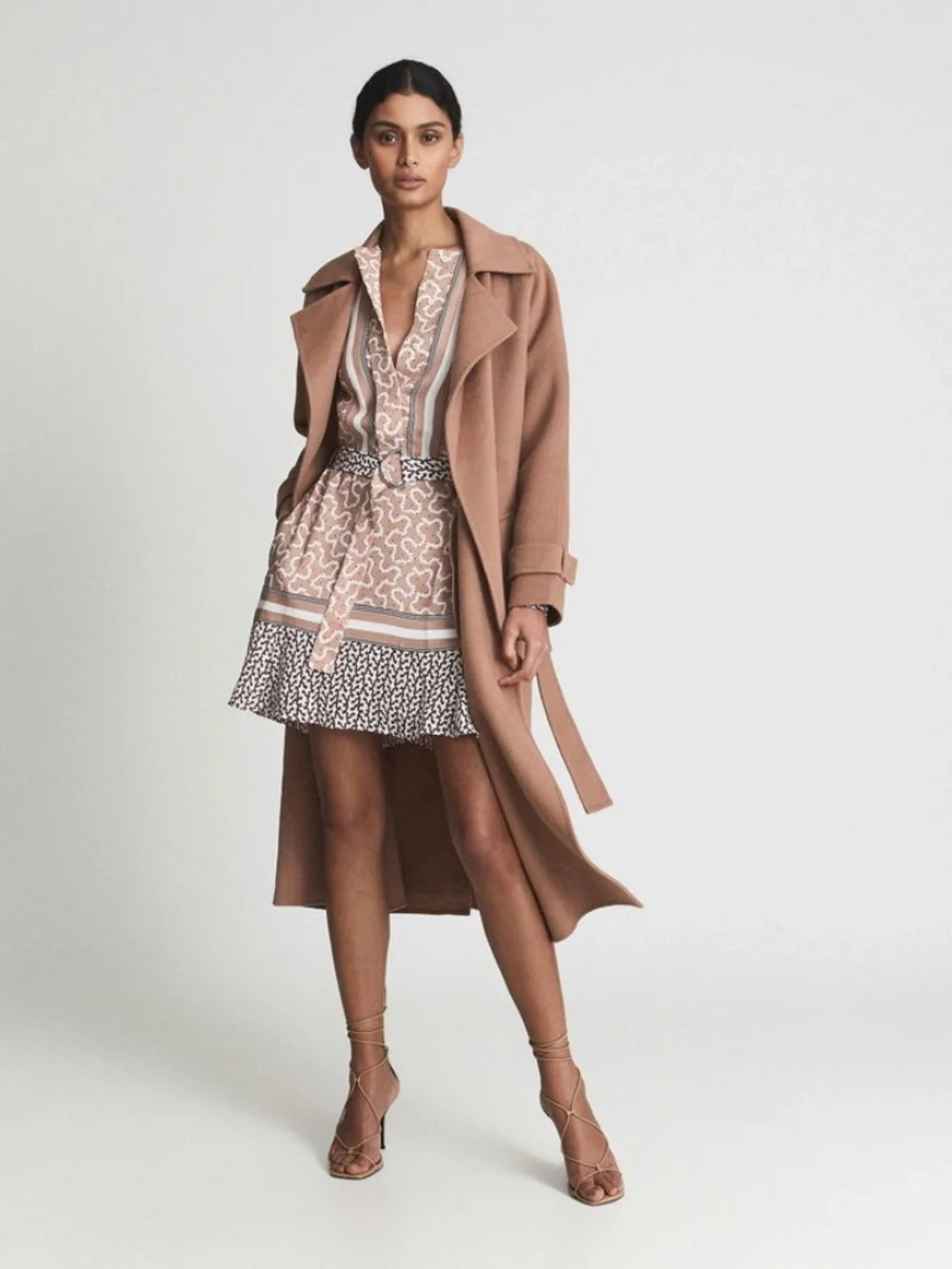 Georgie mixed print dress